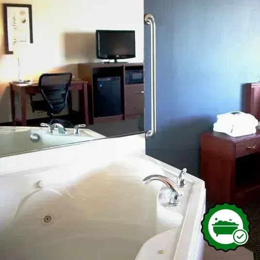Private in-room hot tub