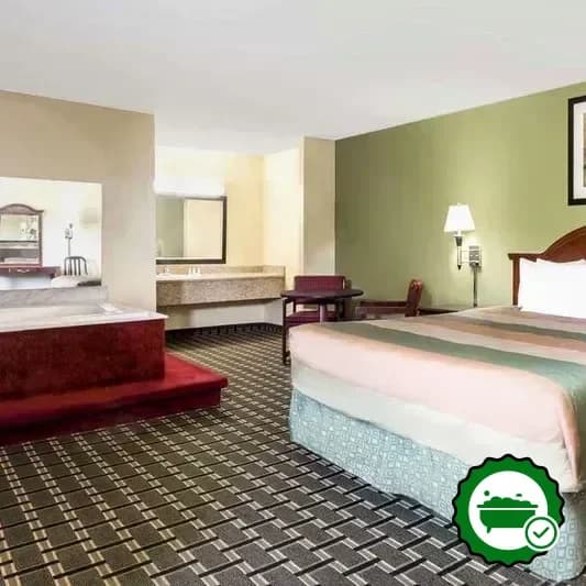 Private in-room hot tub