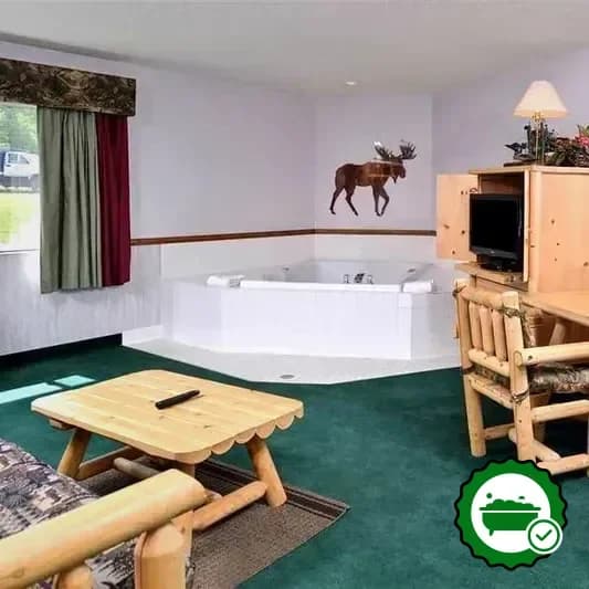 Private in-room hot tub