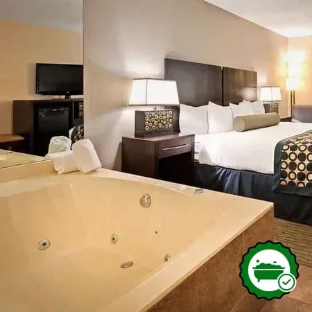 Private in-room hot tub