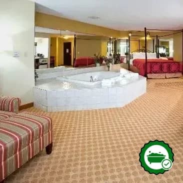 Private in-room hot tub