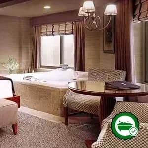 Private in-room hot tub