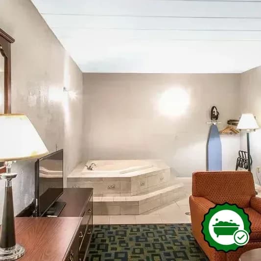 Private in-room hot tub
