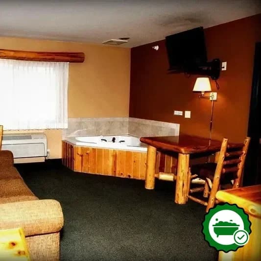 Private in-room hot tub
