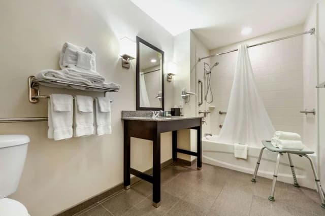 Private in-room hot tub