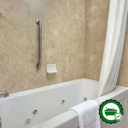 In-room jacuzzi at Homewood Suites by Hilton Fort Smith in Fort Smith
