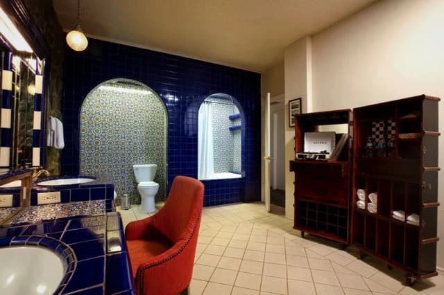 Private in-room hot tub