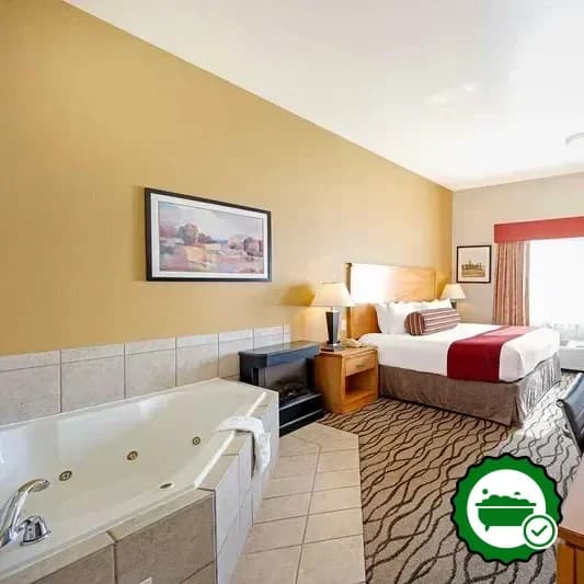 Private in-room hot tub