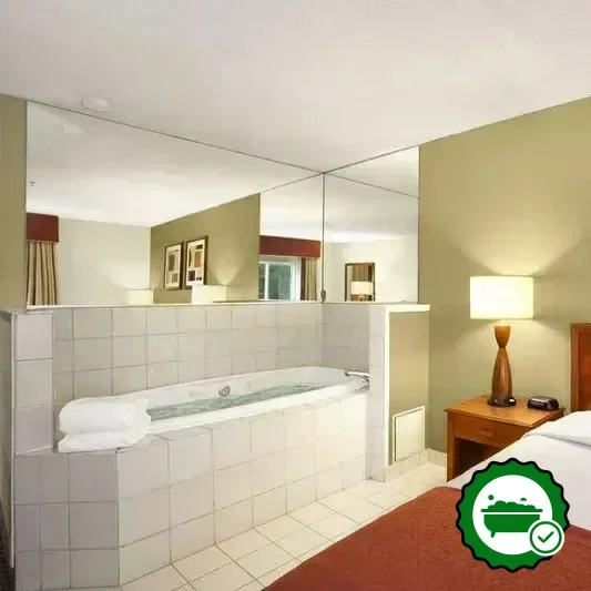 Private in-room hot tub