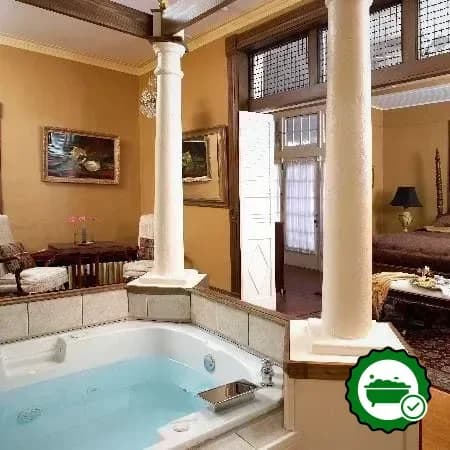 Private in-room hot tub