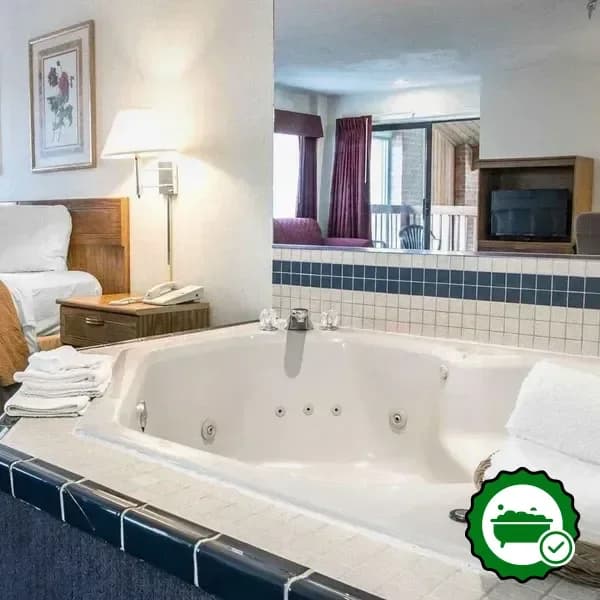 Private in-room hot tub