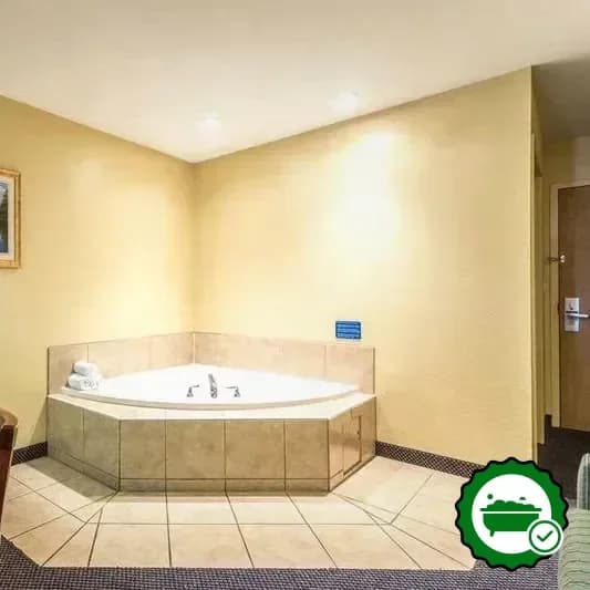 Private in-room hot tub