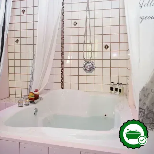 In-room jacuzzi at Palm Springs Rendezvous in Palm Springs