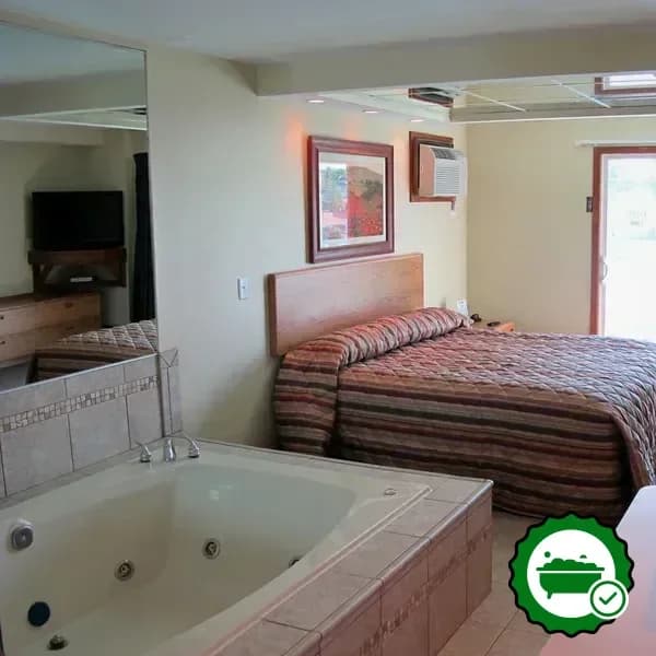 Private in-room hot tub
