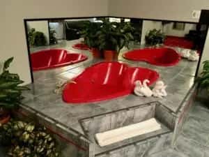 Shared indoor hot tub at Patuxent Inn Motel in La Plata, MD