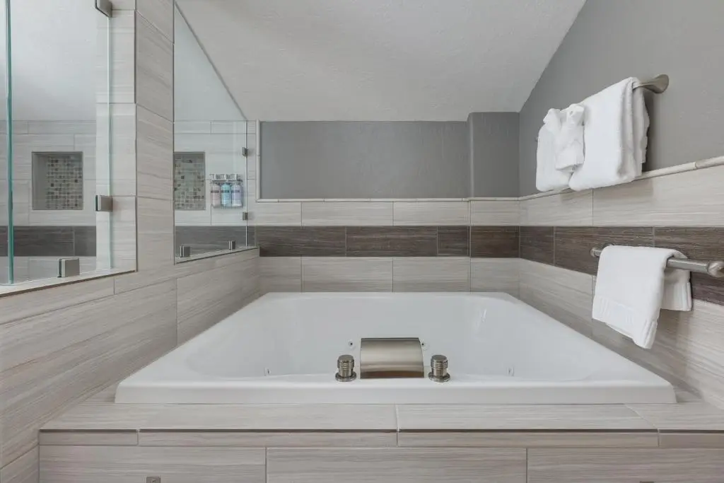 In-room hot tub at Ocean House Newport Oregon in Newport, OR